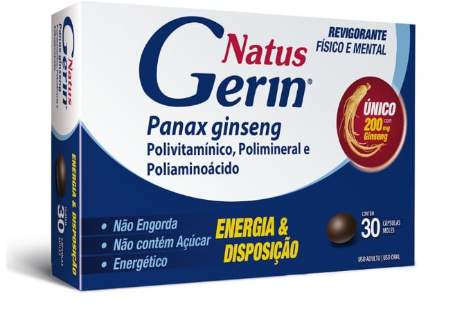 Natus Gerin Polivitaminico 30cps