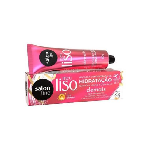 Recarga Salon Line Meu Liso Hidratação Demais 80g