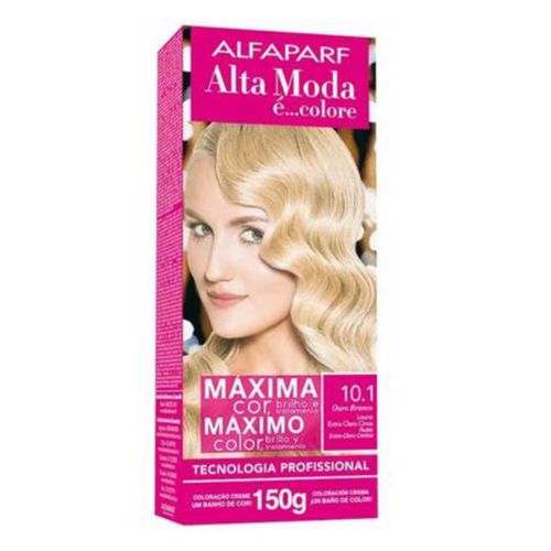 Tintura Alta Moda 10.1 Louro Extra Claro Cinza
