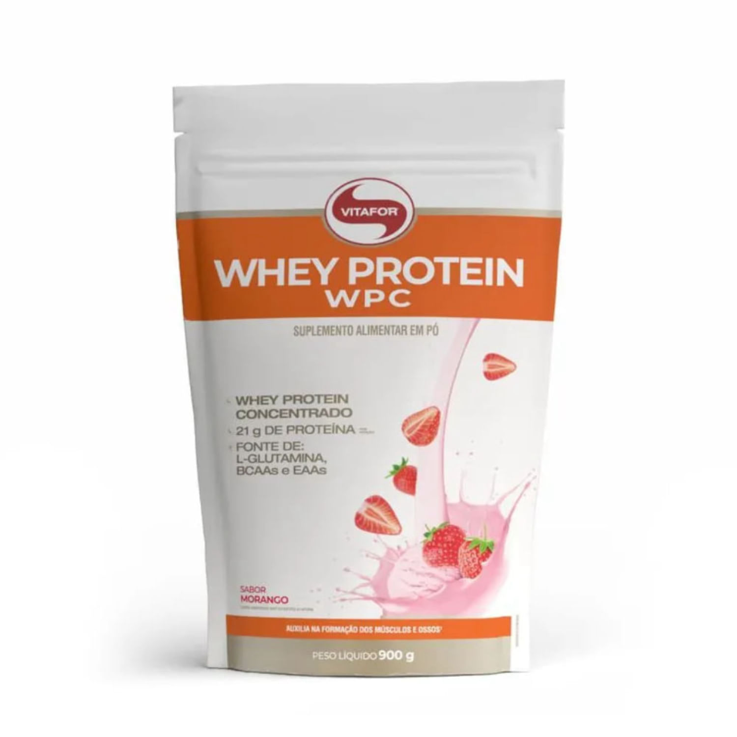 WHEY PROTEIN 500G S/MORANGO