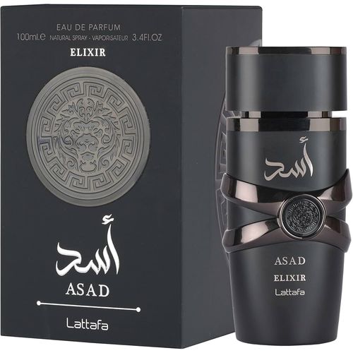 Asad Elixir Perfume Masculino Lattafa Eau de Parfum 100ml 100ml