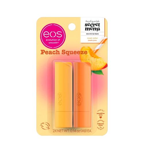 Eos Peach Squeeze Lip Balm Stick - Bálsamo Labial 8g 8G