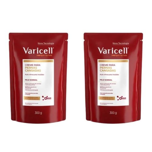 Kit com 2 Unidades de Varicell Creme Nanointense Refil Divecom 300g
