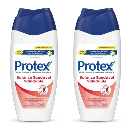 Kit com 2 Unidades de Sabonete Líquido Protex Balance Saudável com 250ml