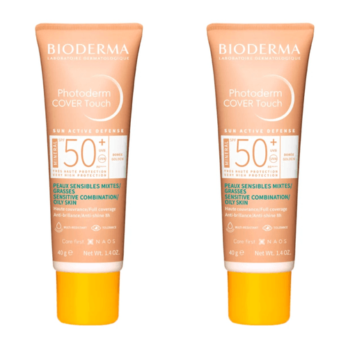 Kit com 2 Unidades de Protetor Solar Photoderm Cover Touch FPS50+ 40g Claro