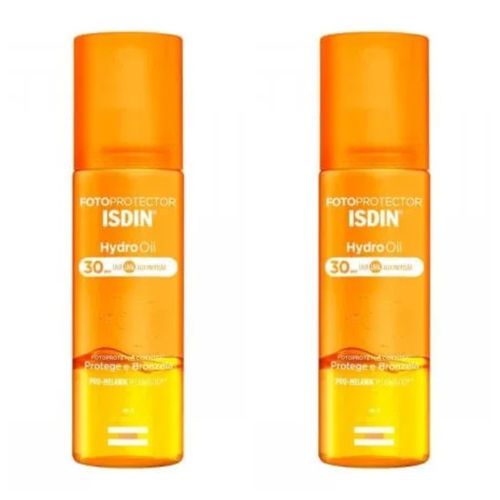Kit com 2 Unidades de Protetor Solar FPS30 Hydro Oil Isdin 200mL