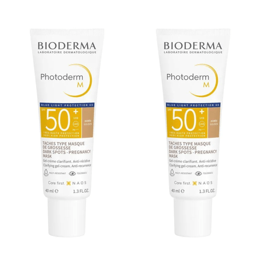 Kit com 2 Unidades de Protetor Solar Photoderm Bioderma M FPS50+ Morena 40ml