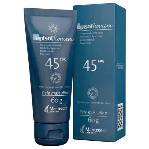 Kit com 2 Unidades de Protetor Solar Episol Homem Fps45 60g