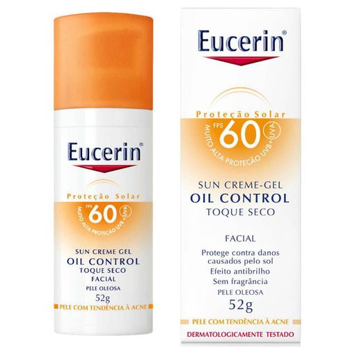 Kit com 2 Unidades de Protetor Solar Eucerin Fps60 Oil Control 52G