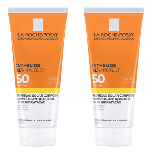Kit com 2 Unidades de Protetor Solar Anthelios XL Protect FPS50 La Roche-Posay 200ml