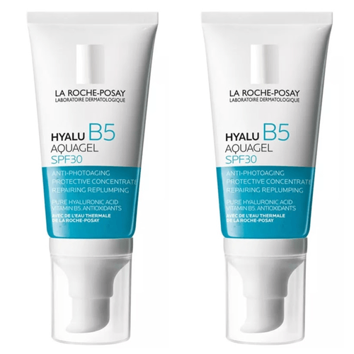 Kit com 2 Unidades de Hyalu B5 Aquagel La Roche-Posay FPS30 50ml