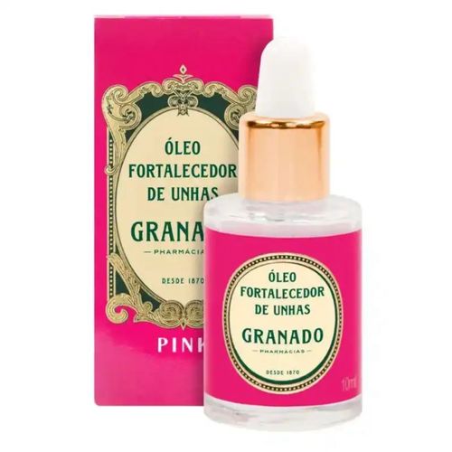 Kit com 2 Unidades de Granado Óleo Fortalecedor De Unhas Pink 10ml