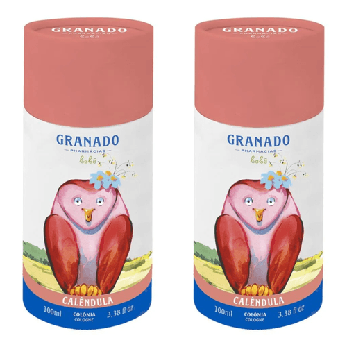 Kit com 2 Unidades de Granado Colônia Bebê Calêndula 100ml