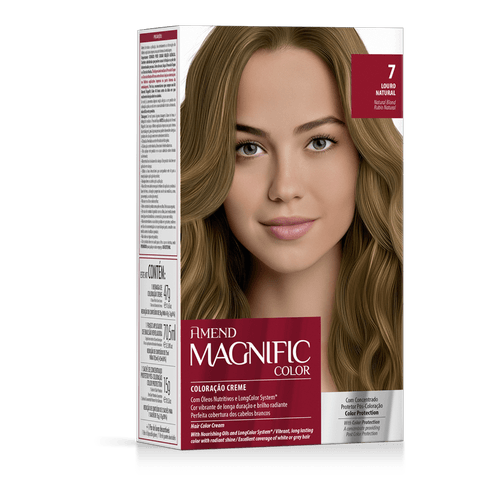 Kit Coloração Magnific Color Amend Cor: 7.0 Louro Natural