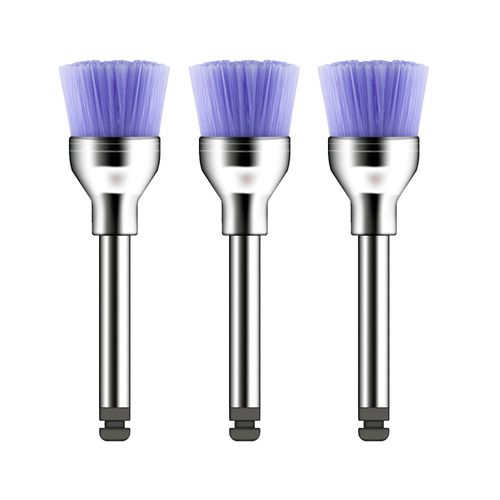Escova Robinson Color-Brush Taça 3 Unidades American Burrs Soft-Lilas