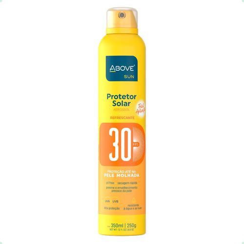 Protetor Solar Spray Above FPS30 Resistente Água Suor 350ml
