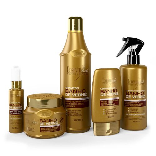 Kit Banho de Verniz Completo Forever Liss U