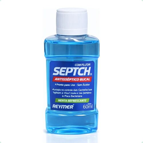 Enxaguante Bucal Setpch Com Flúor 60ml Sem Álcool Reymer