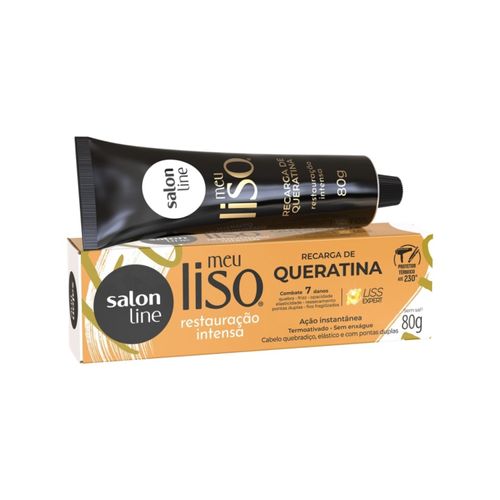 Recarga Salon Line Meu Liso Queratina Restauração 80g