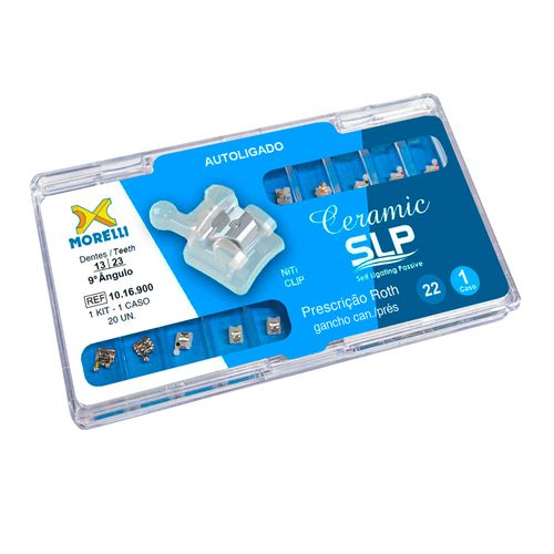 Kit de Bráquetes 01 Caso Roth Ceramic SLP Gancho Can./Pres Morelli