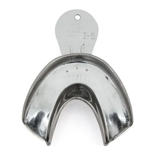 Moldeira Dentada Lisa em Aço Inoxidável Adulto Tecnodent 5-Inferior