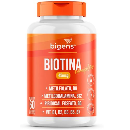 BIOTINA COMPLEX COM TCM  60 CAPSULAS BIGENS