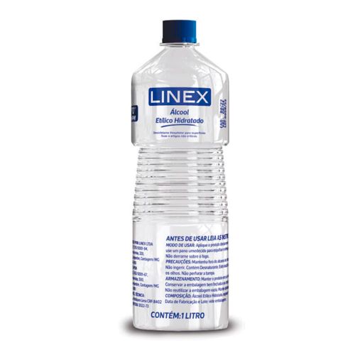 Álcool Etílico Hidratado Líquido 92,8% 1 Litro Linex