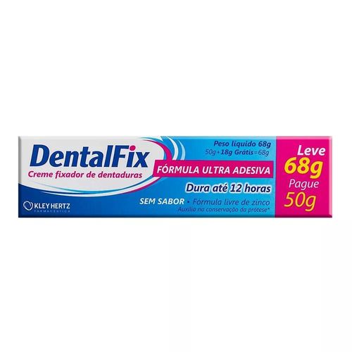 DENTALFIX CREME FIXADOR SEM SABOR L68G P50G KLEY HERTZ