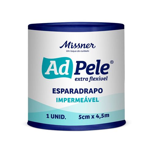 Esparadrapo Impermeável Branco 5cmx4,5m Adpele Missner