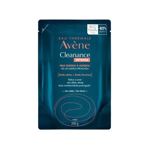 Gel Facial de Limpeza Profunda Avène Cleanance Intense Refil 240g
