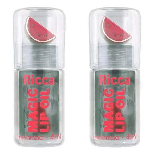 Kit com 2 Unidades de Lip Oil Ricca Magic Melancia