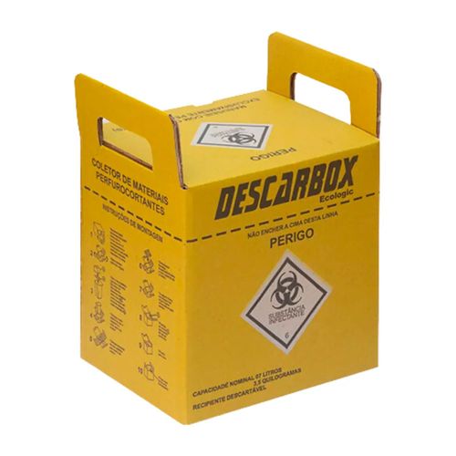 Caixa Coletora Para Material Perfurocortante Ecologic Descarbox 7L