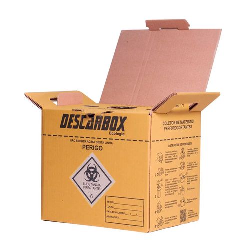 Caixa Coletora Para Material Perfurocortante Ecologic Descarbox 13L