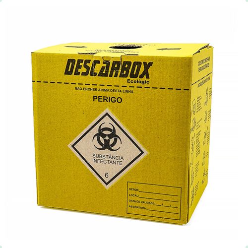 Caixa Coletora Para Material Perfurocortante Ecologic Descarbox 20L