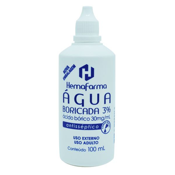 Água Boricada 3% hm 100ml
