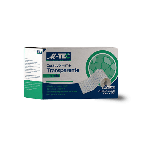 Curativo Filme Transparente Rolo M-Tec 15cmX10m