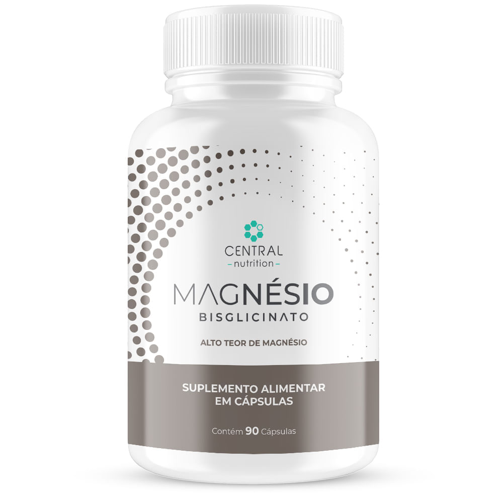 MAGNÉSIO BISGLICINATO - 90 Cápsulas