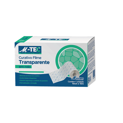 Curativo Filme Transparente Rolo M-Tec 10cmx10m