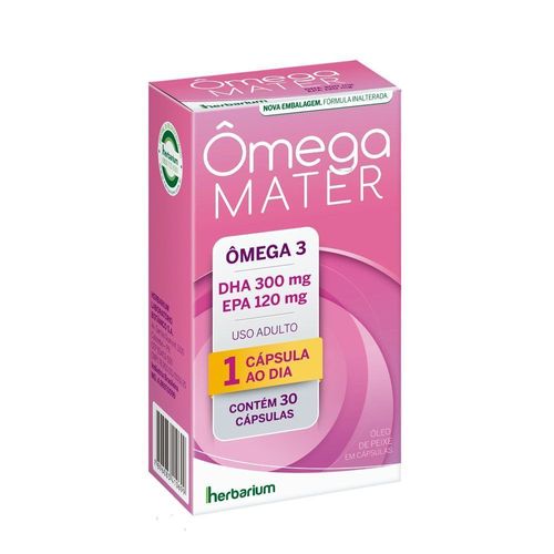 Ômega Mater Herbarium 30 Cápsulas