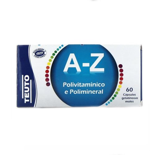 A - Z SUPLEMENTO ALIMENTAR VITAMINAS E MINERAIS 60cps