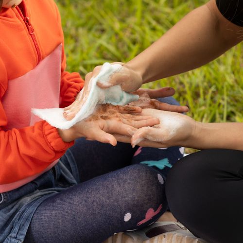 Esponja para Banho sem enxágue Kolpbath Pacote  com 24 Unid.
