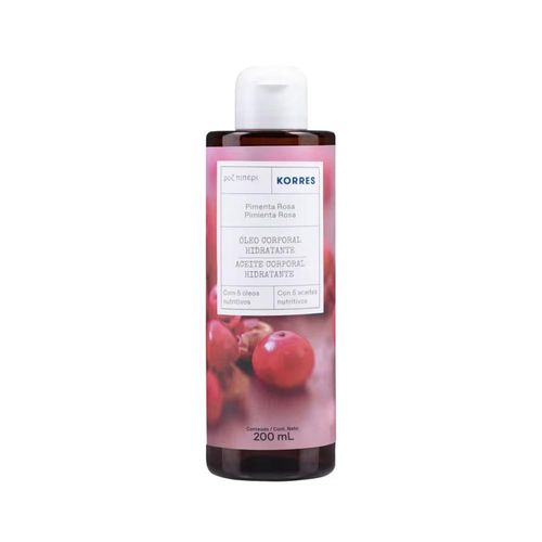 Korres Óleo Deo Corporal de Banho Pimenta Rosa 200ml