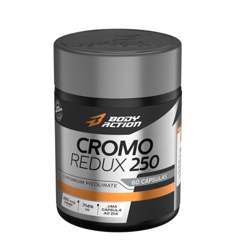 Picolinato Cromo Redux 250mcg 60 Cápsulas Bodyaction