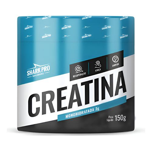 8 - Creatina Monohidratada 150g Shark Pro Sabor Natural
