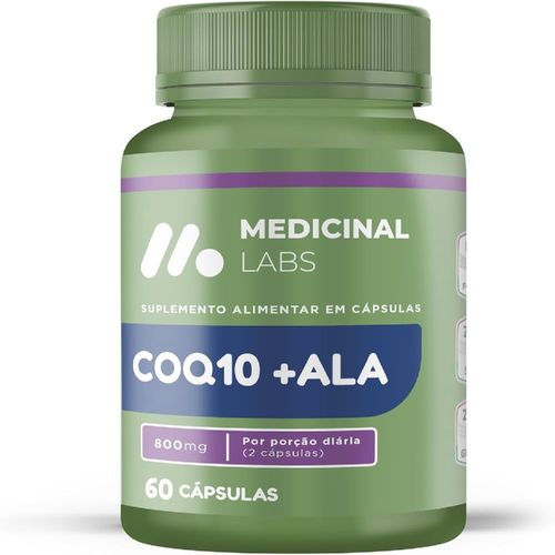 COQ10 + ALA 800MG 60CAPS MEDICINAL LABS