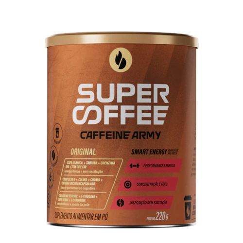 Super Coffee 220g Sabor Tradicional Caffeine Army