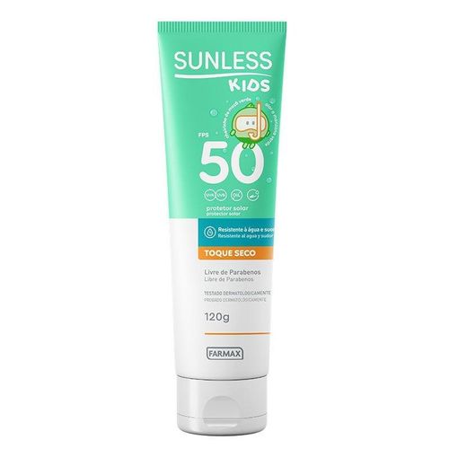 SUNLESS PROTETOR SOLAR FPS 50 KIDS 120G