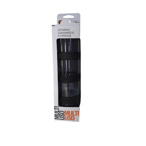 PORTA SUPLEMENTOS CASTANHA ESTOJO MULTI USO C/4 PECAS ESTOJO MULTI USO C/4 PECAS - FUMÊ