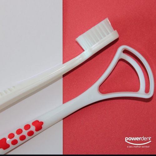 RASPADOR DE LINGUA POWERLIMP CORES - VERMELHO