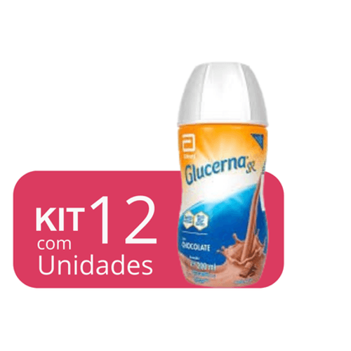 KIT C/12 UN Glucerna SR Chocolate 200ml